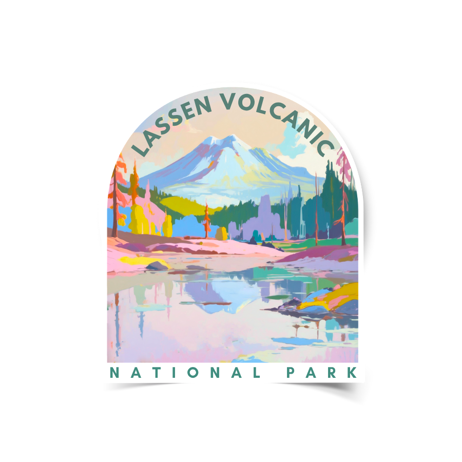 Lassen Volcanic National Park Sticker