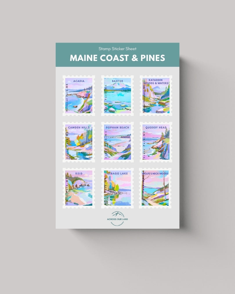 Maine Nature - Sticker Sheet