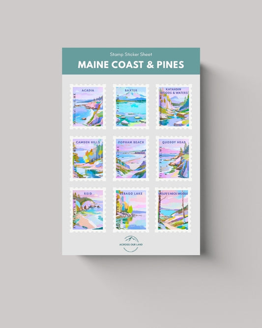 Maine Nature - Sticker Sheet