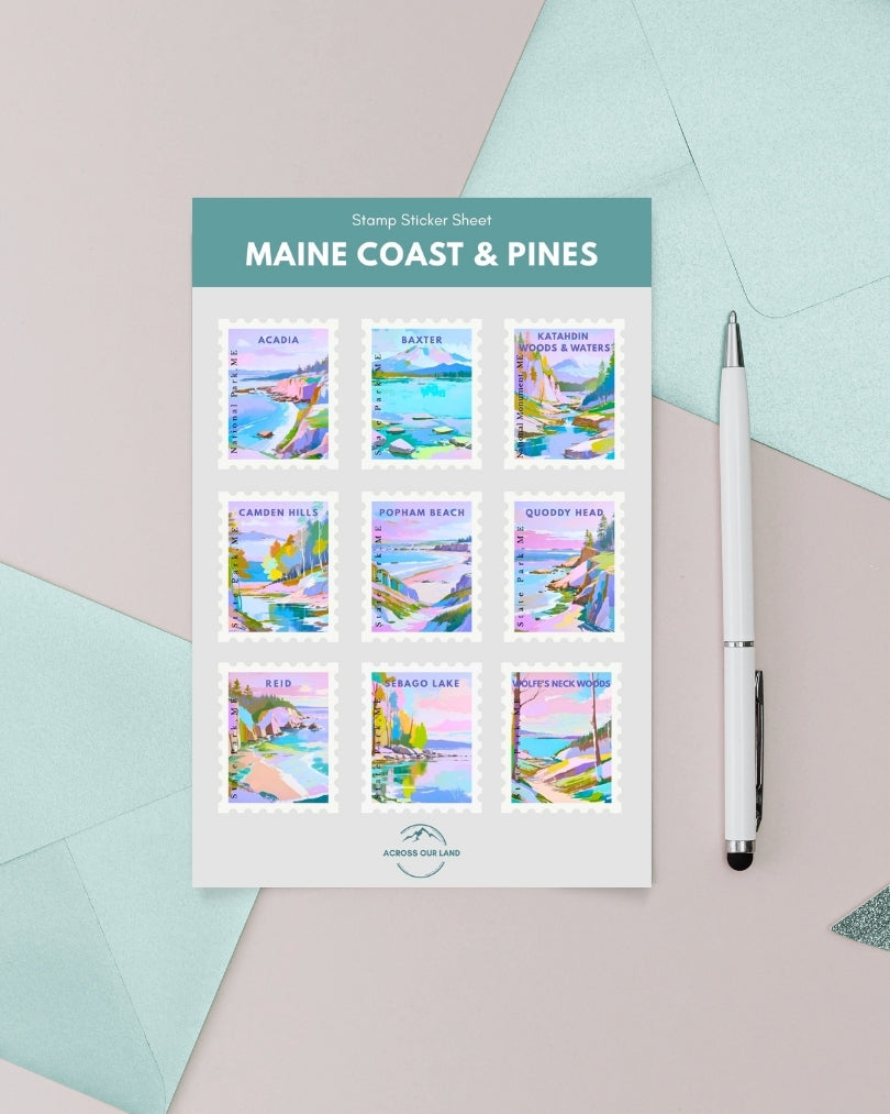 Maine Nature - Sticker Sheet