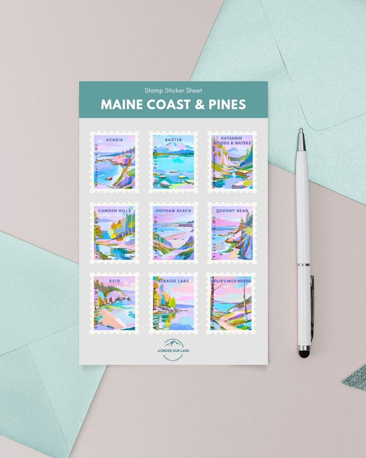 Maine Nature - Sticker Sheet