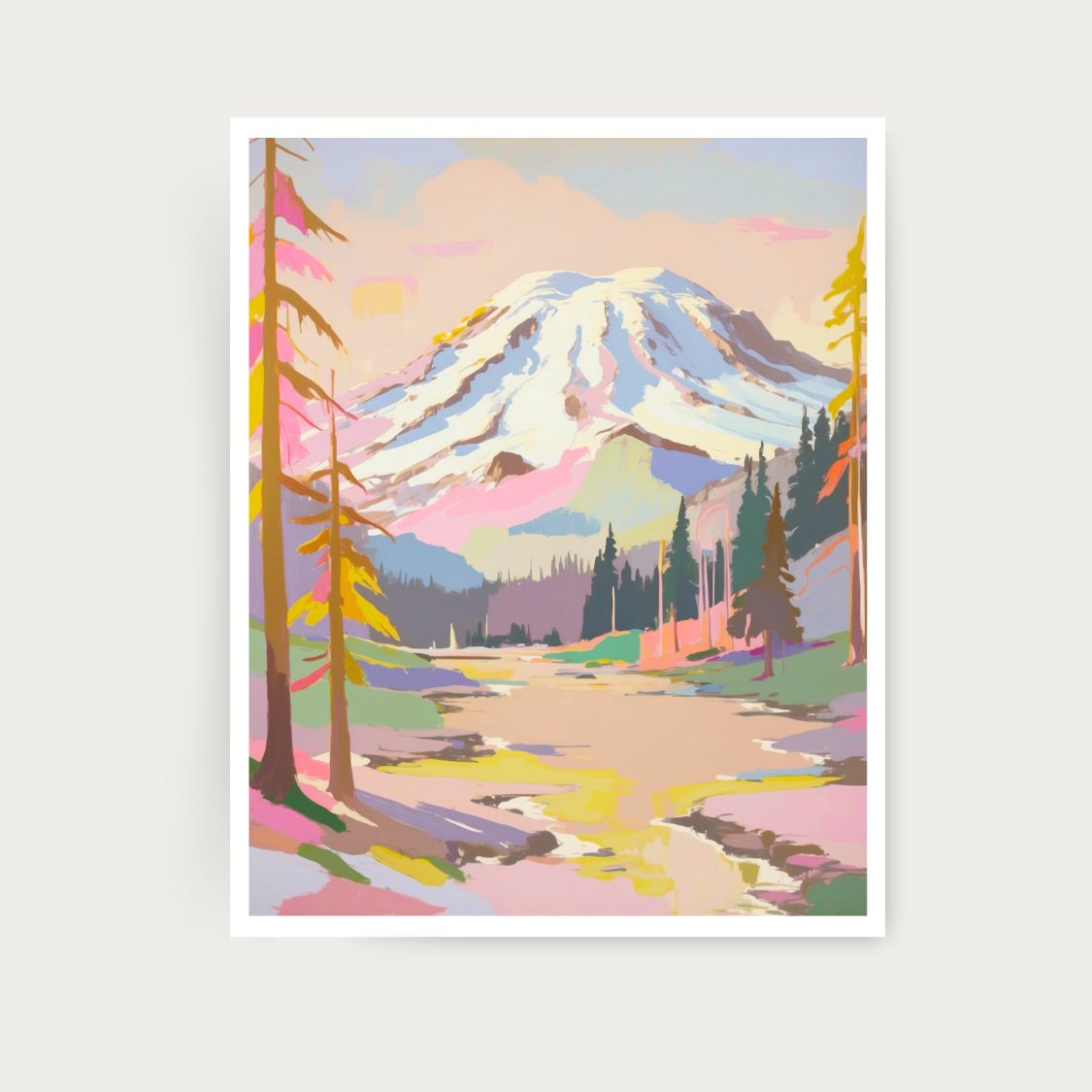 Mount Rainier National Park- Washington State Print