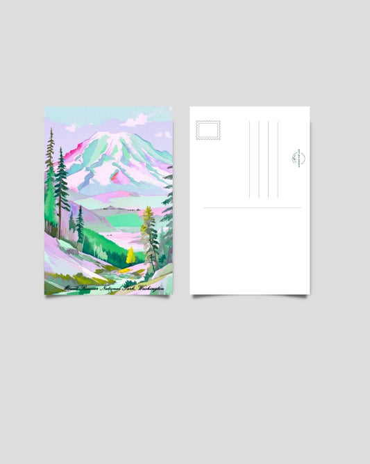 Mount Rainier National Park Postcard