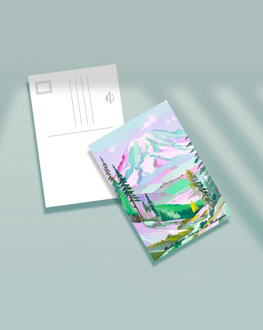 Mount Rainier National Park Postcard