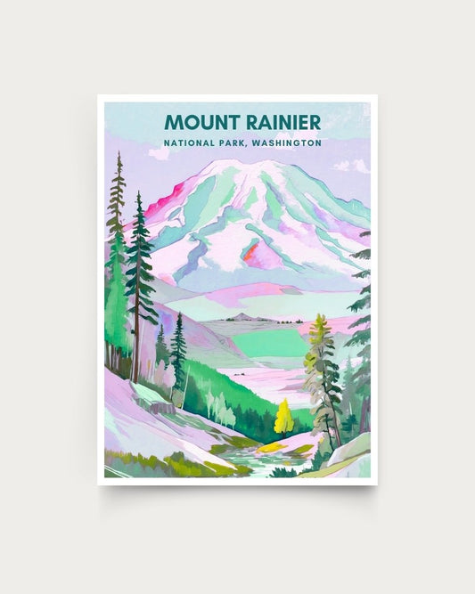 Mount Rainier National Park Print