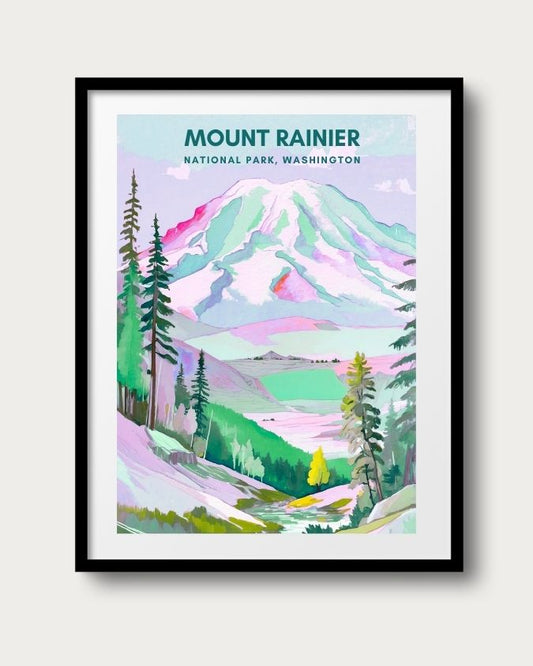 Mount Rainier National Park Print