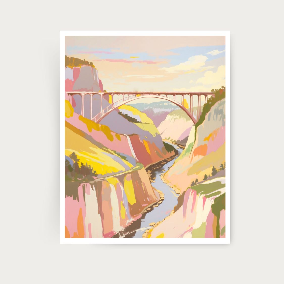 New Rive Gorge National Park- Virginia Print