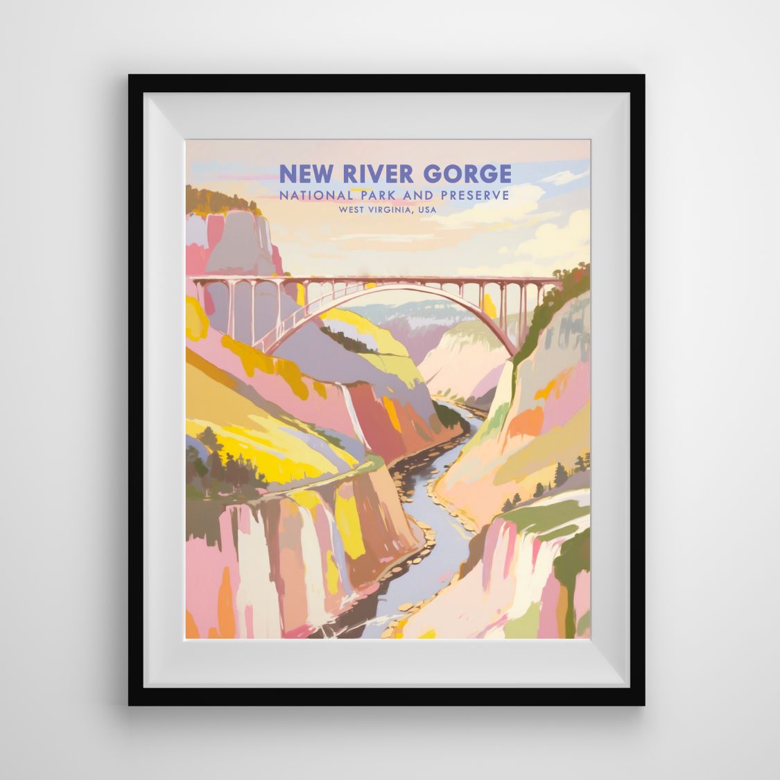 New Rive Gorge National Park- Virginia Print