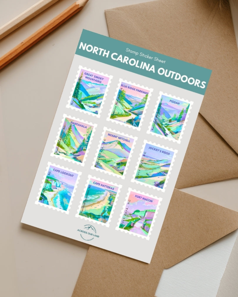 North Carolina Nature - Sticker Sheet