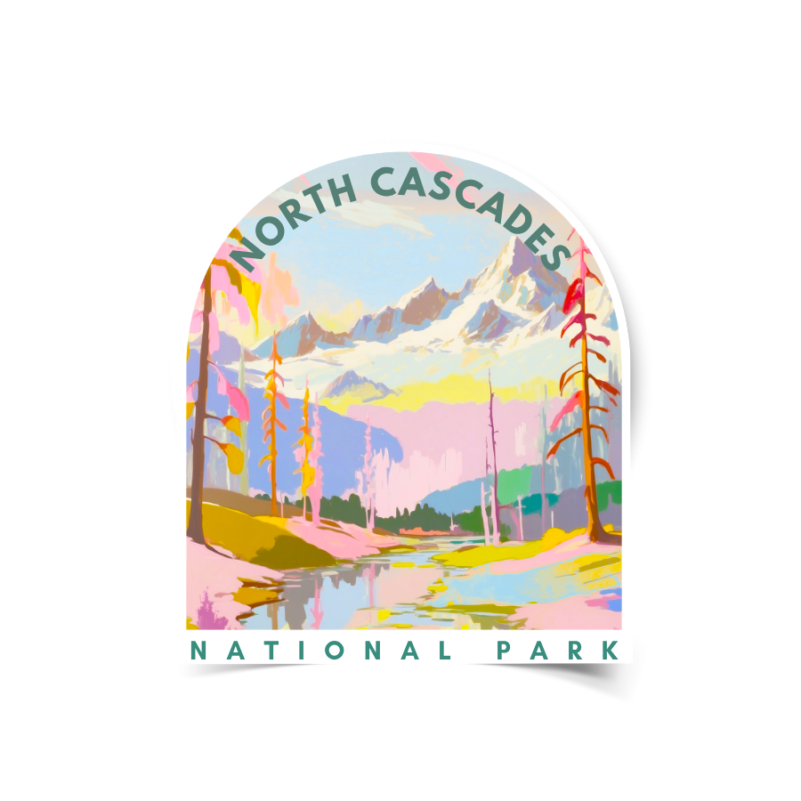 North Cascades National Park Sticker