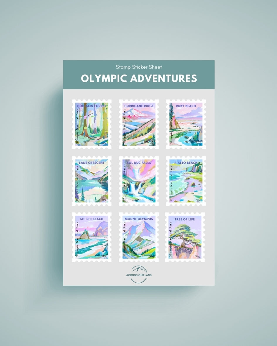Olympic National Park Sticker Sheet