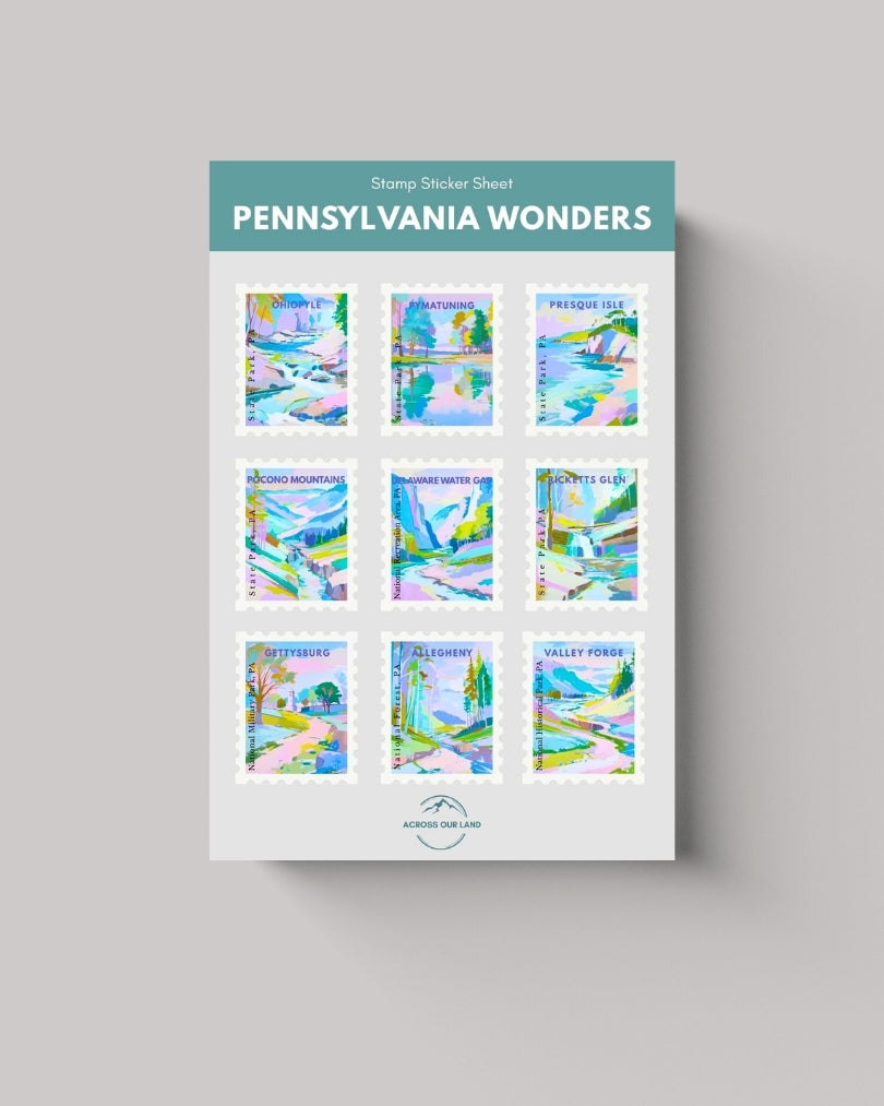 Pennsylvania Nature - Sticker Sheet