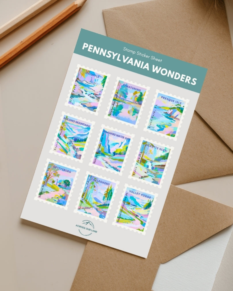 Pennsylvania Nature - Sticker Sheet