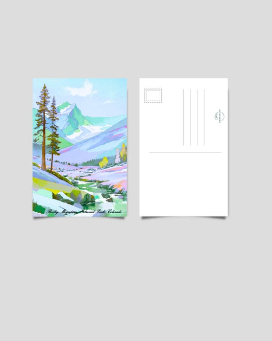 Rocky Mountain National Park Postcard