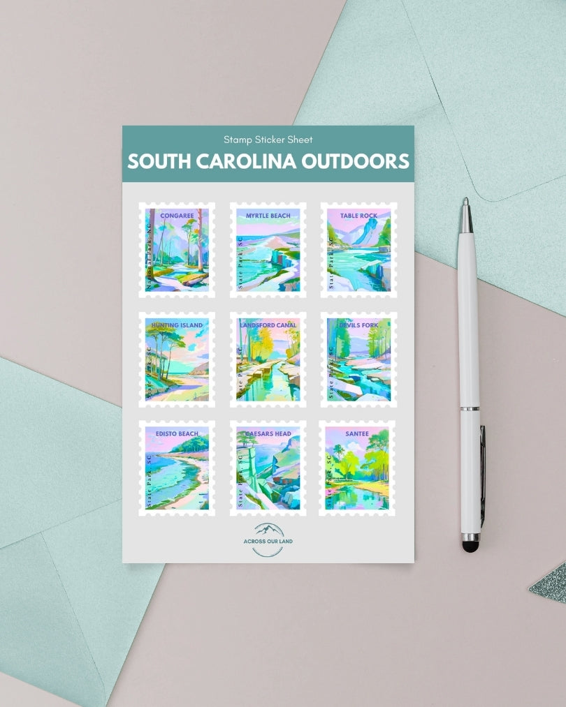 South Carolina Nature - Sticker Sheet