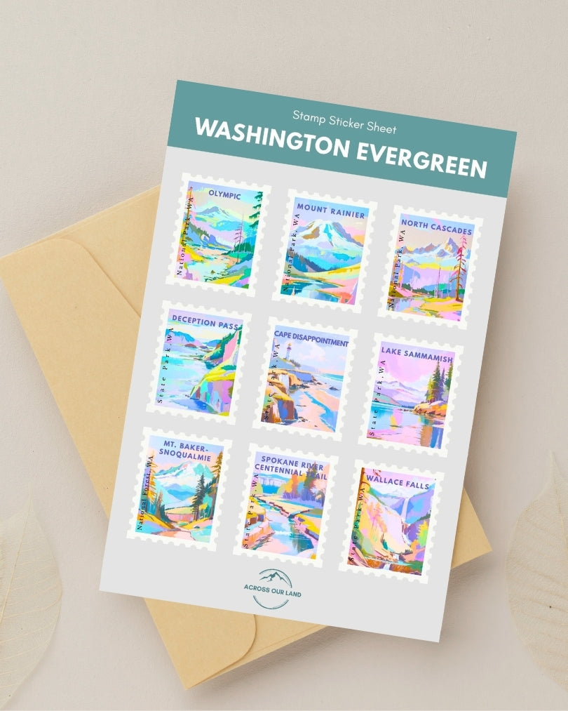 Washington Nature - Sticker Sheet