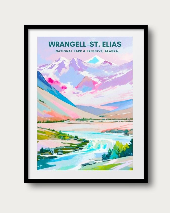 Wrangell- St.Elias National Park Print
