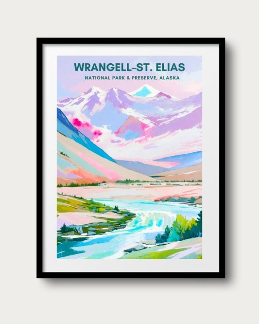Wrangell- St.Elias National Park Print