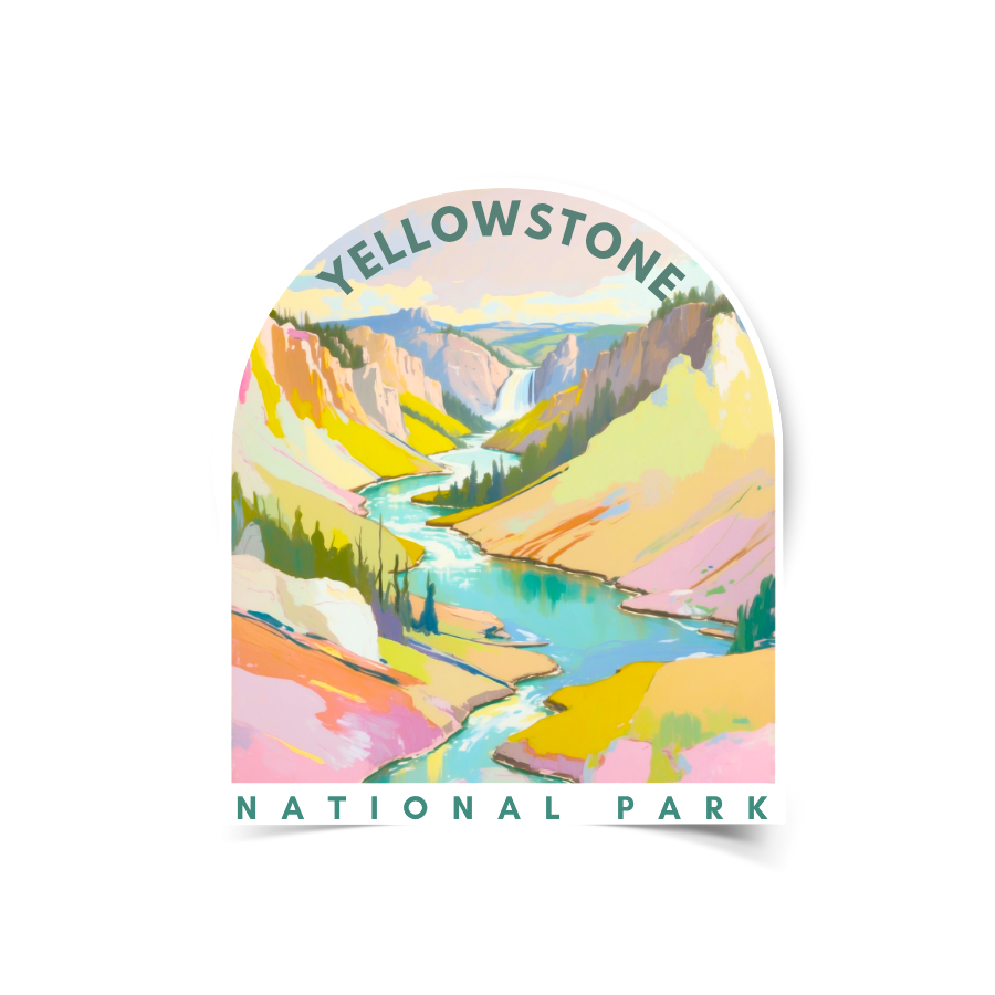 Yellowstone National Park Sticker
