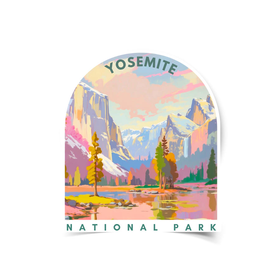 Yosemite National Park Sticker