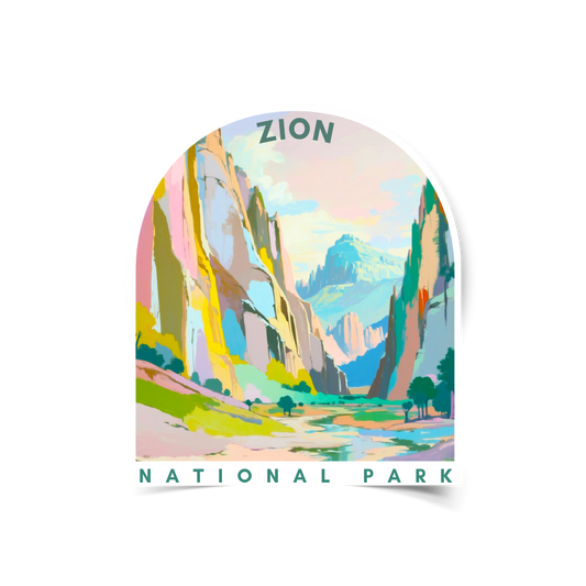Zion National Park Sticker