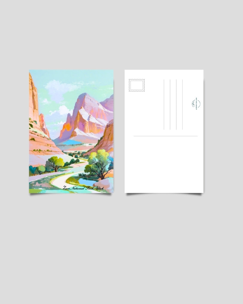 Zion National Park Postcard
